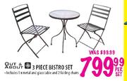 Out & About Bistro Set-3 Piece