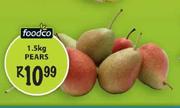 Foodco Pears-1.5Kg