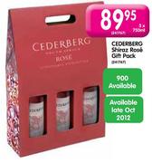 Cederburg Shiraz Rose Gift Pack-3 x 750ml