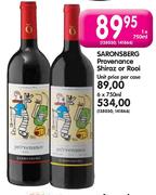 Saronsberg Provenance Shiraz or Rooi-6 x 750ml