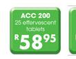 Acc 200 25 Effervescent Tablets