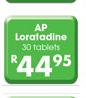 AP Loratadine 30 Tablets