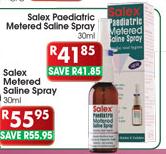Salex Paediatric Metered Saline Spray-30ml