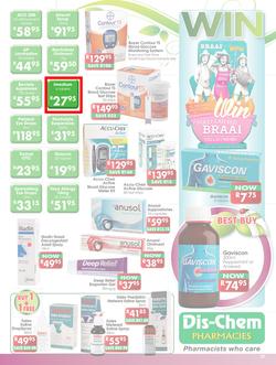Dis-Chem : Focus On Healthy Living (Valid Until 13 Oct 2013 While stocks last), page 35