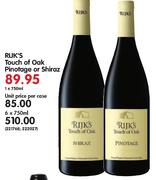 Rijk's Touch Of Oak Pinotage Or Shiraz-1X750ml