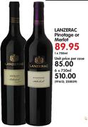 Lanzerac Pinotage Or Merlot-1X750ml