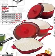 Panache Cast Iron Cookware Round Casserole-26cm Each