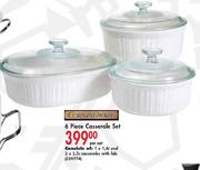 Corningware 6 Piece Casserole Set-Per Set