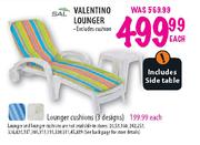 Sal Valentino Lounger Each