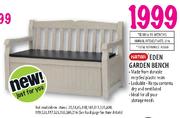 Keter Eden Garden Bench