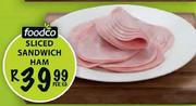 Foodco Sliced Sandwich Ham Per kg