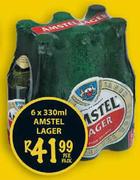 Amstel Lager-6 x 330ml Per Pack
