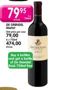 De Grendel Merlot-6x750ml