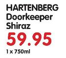 Hartenberg Doorkeeper Shiraz-1X750ml