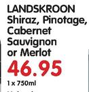 Landskroon Shiraz, Pinotage, Cabernet Sauvignon Or Merlot-1X750ml