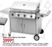 Terrace Leisure Saturn 300 4 Burner Gas Braai-Each