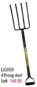 Lasher 4 Prong Steel Fork