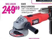 Black & Decker Angle Grinder-900W