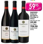 Simonsig Cabernet Sauvignon,Pinotage Or Shiraz-1x750ml