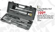 Terrace Leisure Stainless Steel Braai Set-5 Piece-Per Set