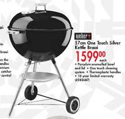 Weber One Touch Silver Kettle Braai-57cm Each