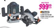 Stramm 1200W Router Or 1200W Circular Saw-Each