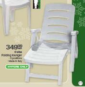 Cuba Folding Lounger-Each