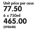Uitkyk Carlonet-6x750ml 
