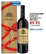 Allesverloren Cabernet Sauvignon In Gift Tube-1x750ml 