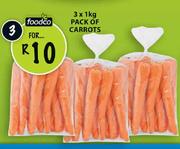 Foodco Pack Of Carrots-1Kgx3