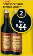 Sedgwick's Old Brown Sherry-750Mlx2
