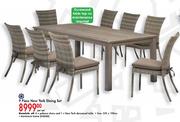9 Piece New York Dining Set-Per Set