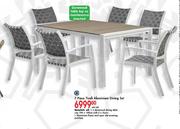 7 Piece Tivoli Aluminium Dining Set-Per Set