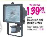 Floodlight With Motion Sensor-500W Each