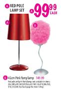 Pink Furry Lamp-45mm