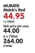 Muratie Melck's Red-6X750ml