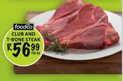 Foodco Club And T-Bone Steak Per kg