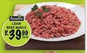 Foodco Lean Beef Mince Per kg