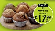 Foodco 6's Muffins Assorted Per Pack