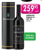 Meerlust Rubicon In Gift Tin-1x750ml