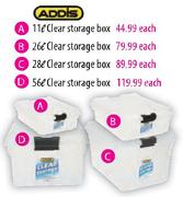 Addis Clear Storage Box-11Ltr Each