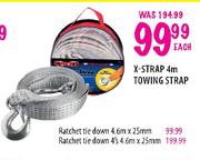 X-Strap Towing Strap-4m Each