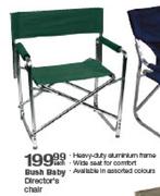Bush Baby Director's Chair-Each