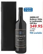 Meerlust Rubicon 2006 In Leatherette Gift Box-750ml