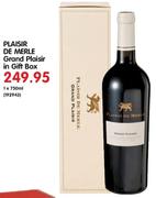 Plaisir De Merle Grand Plaisir In Gift Box-1x750ml