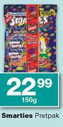 Smarties Pretpak-150g