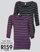 Lurex Stripe Fashion Knitwear-223197