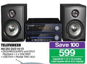 Telefunken Micro DVD Hi-Fi TMD-400