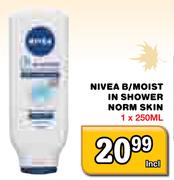Nivea B/Moist In Shower Norm Skin-250ml
