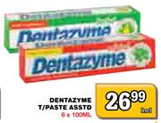 Dentazyme  T/Paste Asstd-6 x 100ml